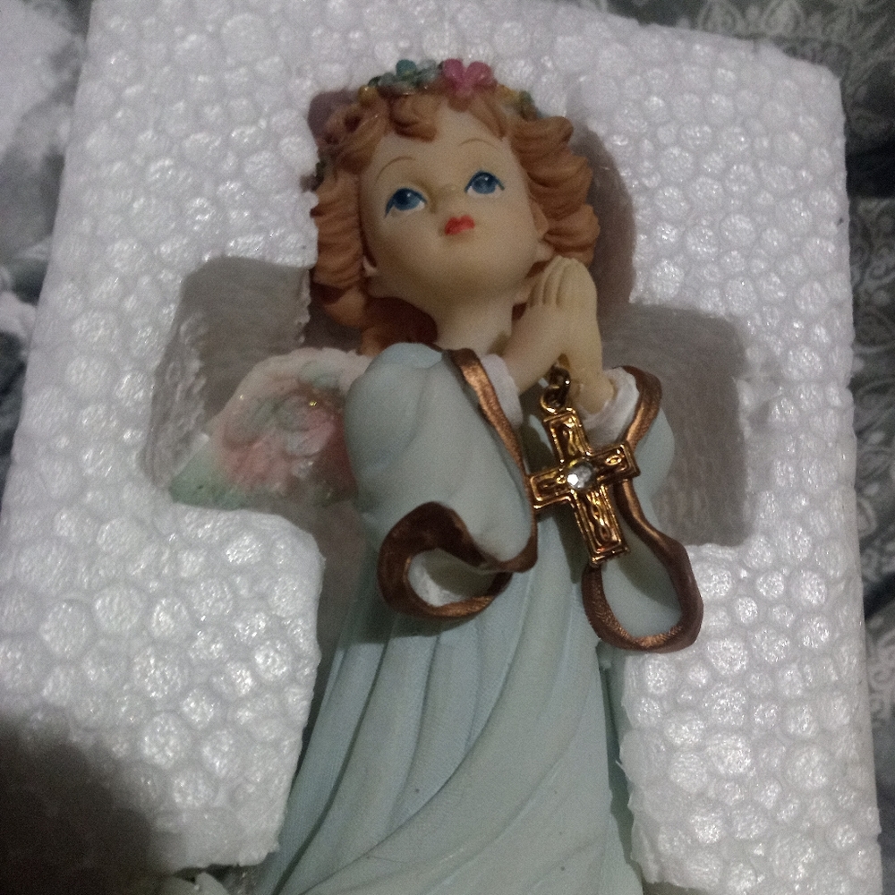 Vintage Touch of Heaven Angels w Birthstone Figurines